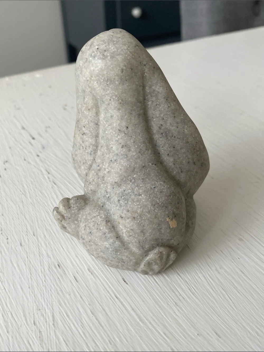 ❌SOLD❌Vintage Quarry Critters Gray Bunny Rabbit Figurine "Ruthie"_4